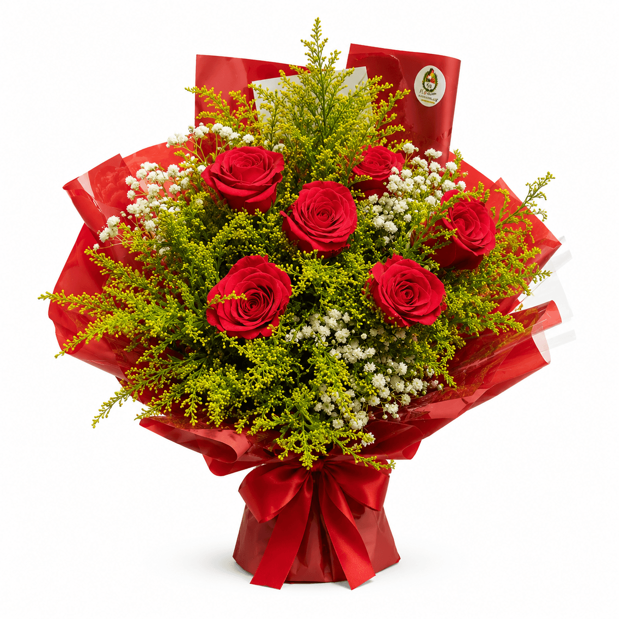Buquê de 6 Rosas Importadas