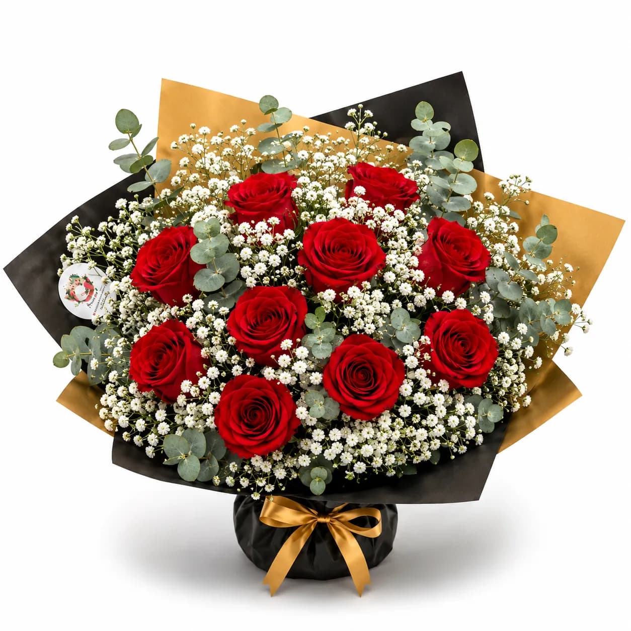 Buquê Dez Razões para Te Amar – 10 Rosas Vermelhas