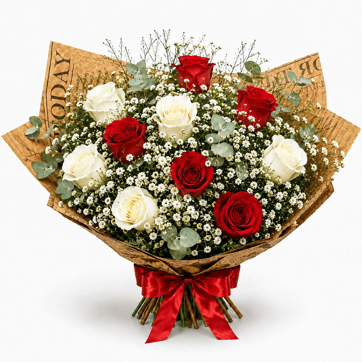 Buquê Dez Sentimentos – 10 Rosas à Sua Escolha