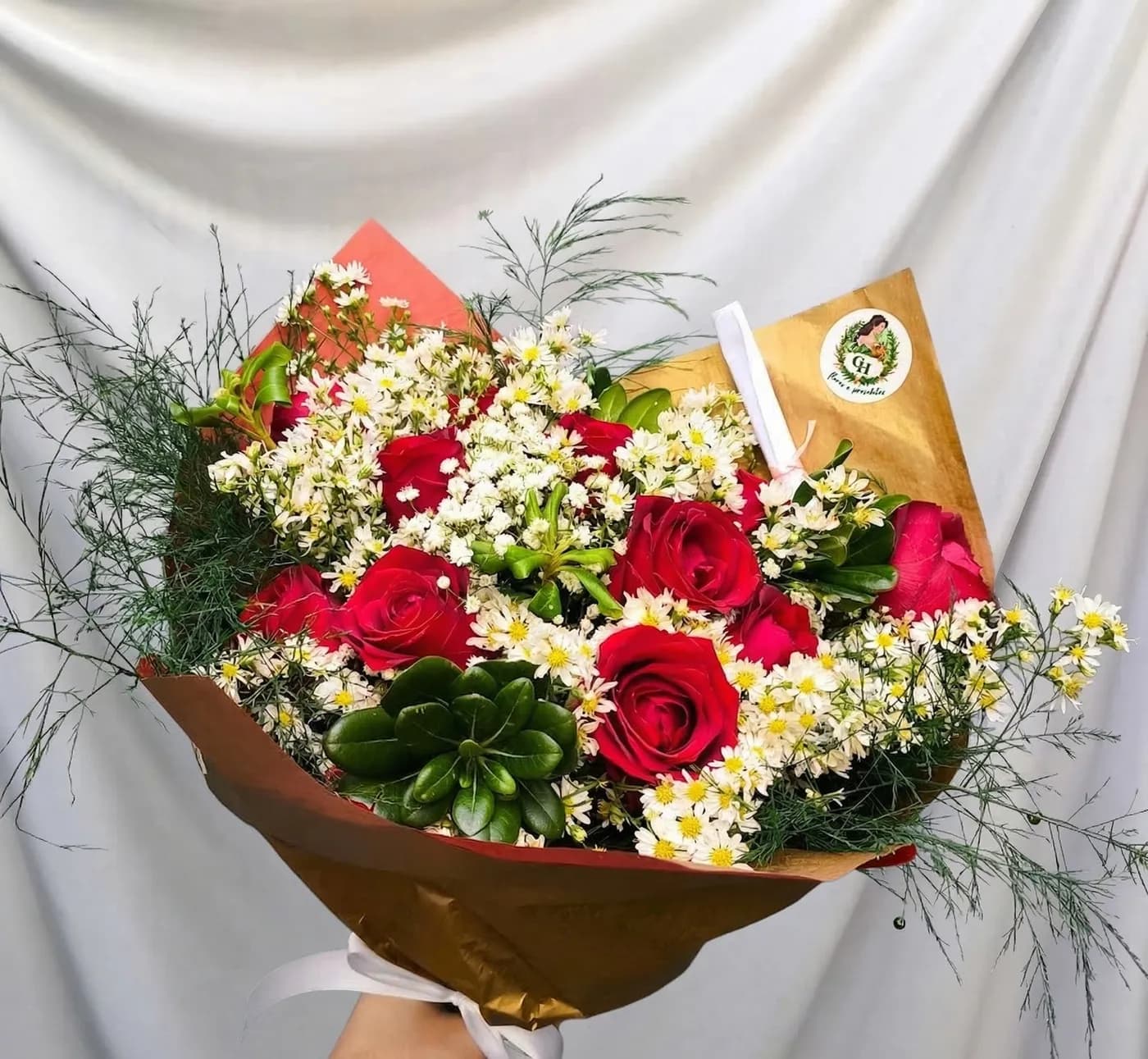 Buquê de 15 Rosas