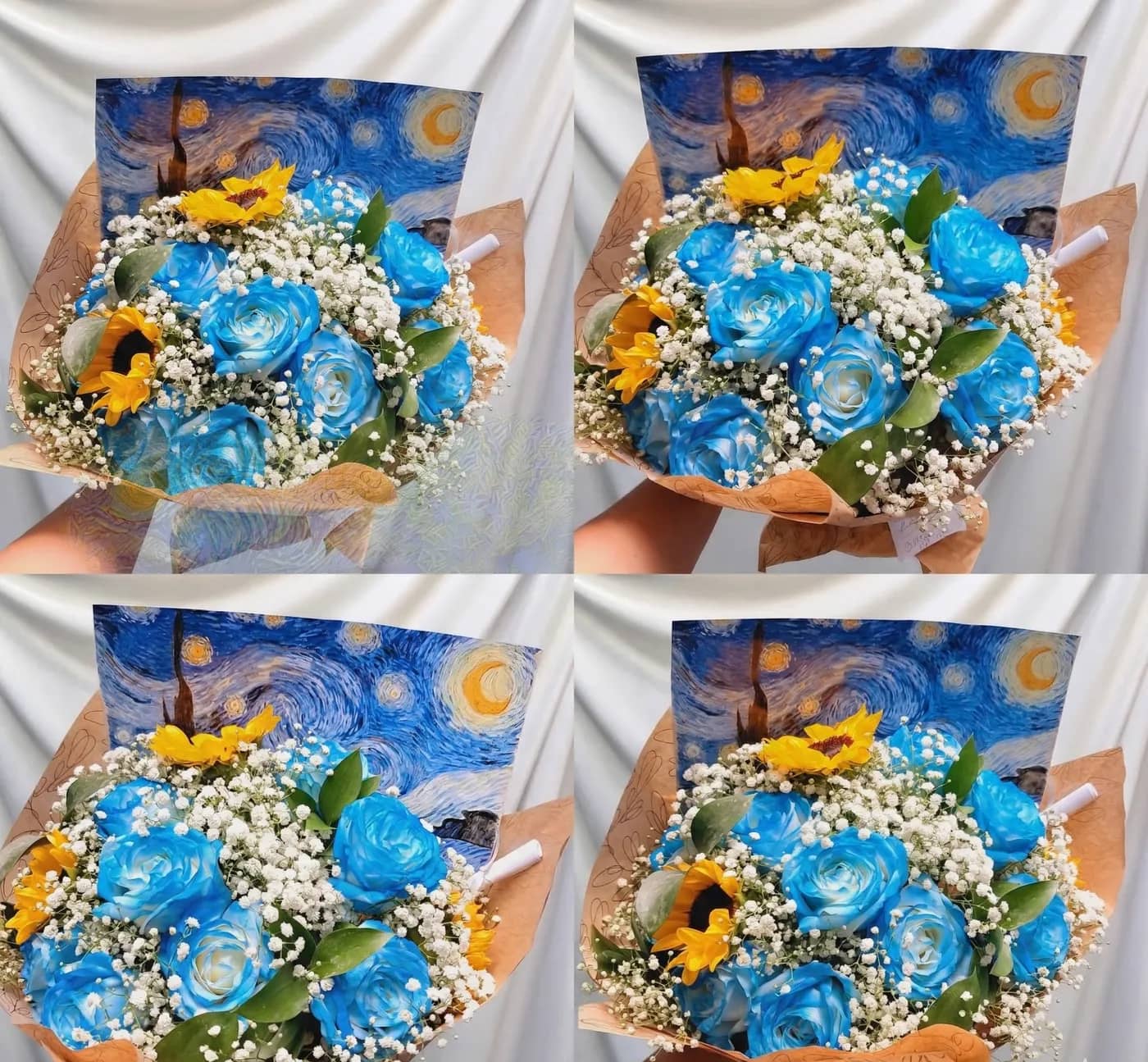 Buquê Noite Estrelada Van Gogh